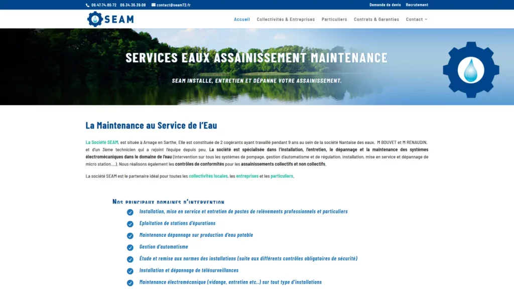 Seam72-services-eaux-assainissement-maintenance-sarthe-(72)-seam72.Fr creation-site-vitrine-mairie-souligne-flace-arteo-digital-agence-communication-site-internet-le-mans