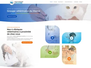 Site internet-Groupe veterinaire du Maine